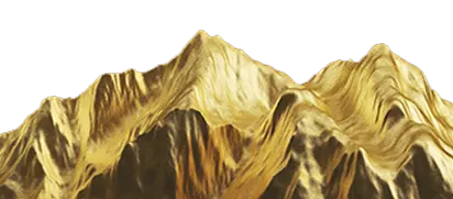 Silueta de montañas decorativa